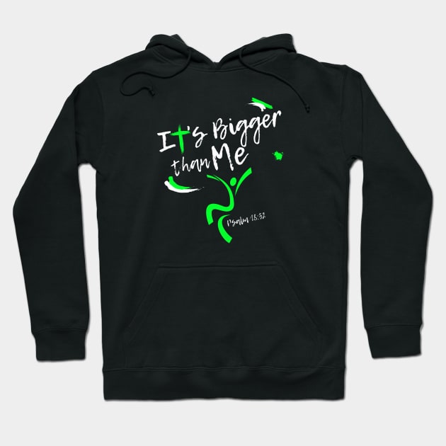 It's Bigger Than Me (God is Bigger) Hoodie by Ruach Runner